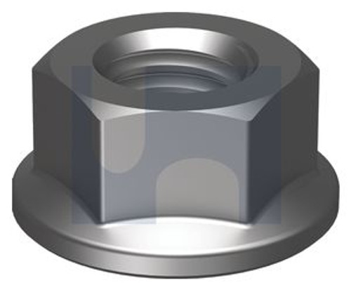 PLAIN FLANGED NUT NO SERRATIONS METRIC