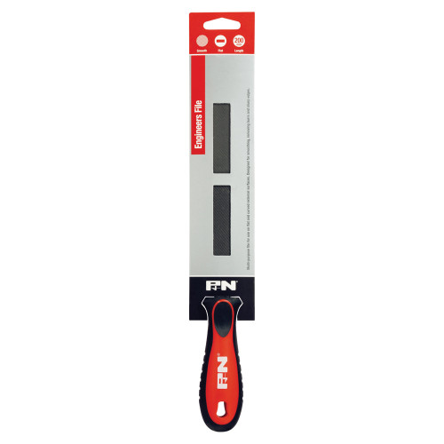 FILE FLAT SMOOTH CUT WITH HANDLE P&N