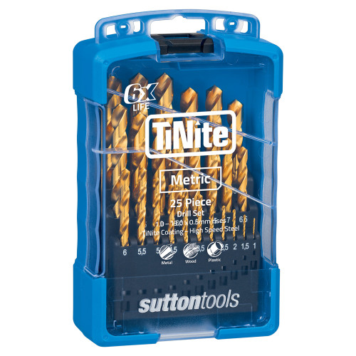 Sutton Tools TiNite jobber drills are for high performance drilling