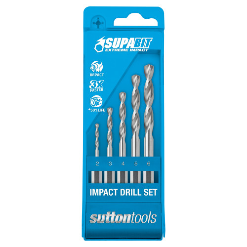 DRILL IMPACT SUPABIT HSS 5 PCE SET