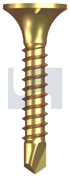 Metal Self Drilling Bugle Head Phillips Zinc Yellow | Australian Fasteners