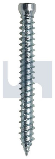ZINC PLATED MRS-H WALL SCREW WOOD BULLET HEAD DIAM 8.3MM T30 MUNGO