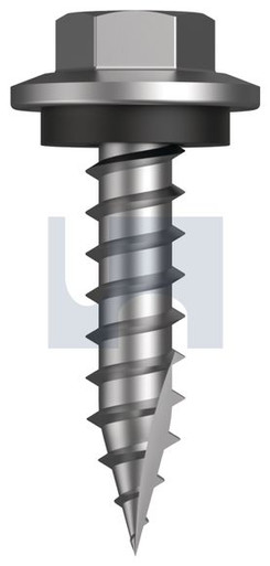 TYPE 17 SCREW FLANGED HEX HEAD STAINLESS 316 WITH SEAL