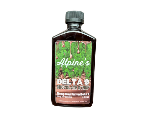 Alpine's Delta 9 Chocolate Syrup 200mg, 12.5 oz