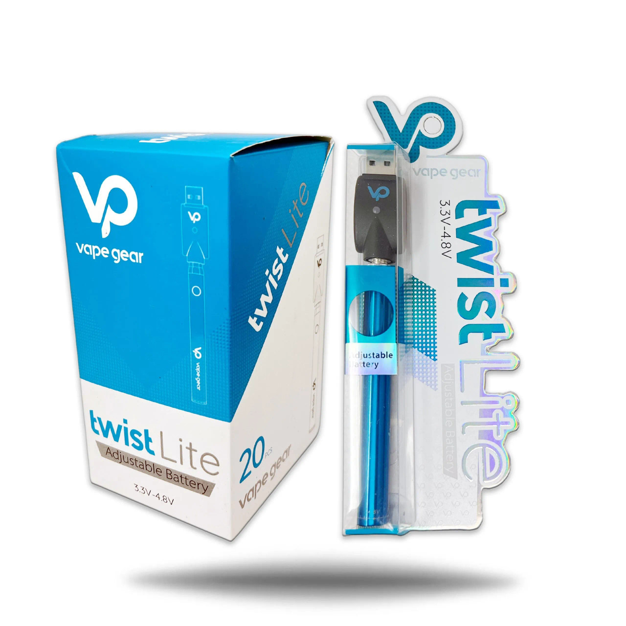 Vape Gear Twist Lite Adjustable Battery With Preheat Mode(20 PCs)