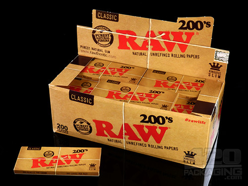 Raw 200s KingSize Classic 40 pack Online |Infinity  Wholesale Group