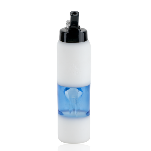 Mini Rig - Large - White & Blue Water Bottle|Infinity Wholesale Group