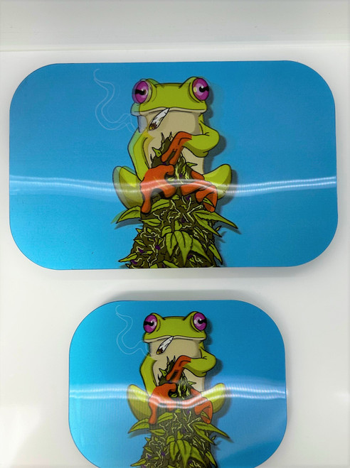 3D Magnetic Tray+Cover Tree Frog Smoking Trees | IWG