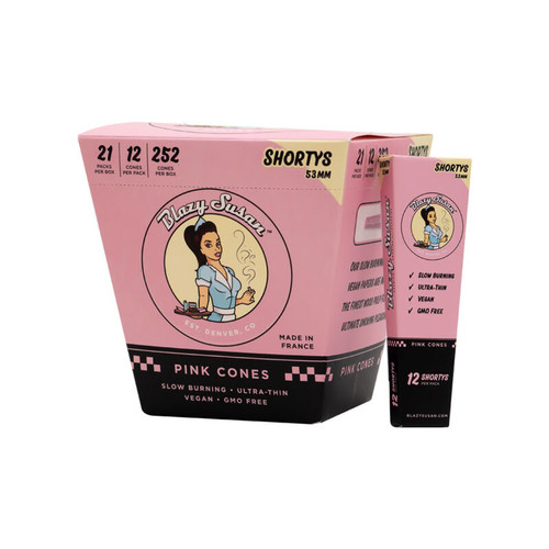 Buy Shorty Pink Pre Rolled Cones | Blazy Susan | IWG