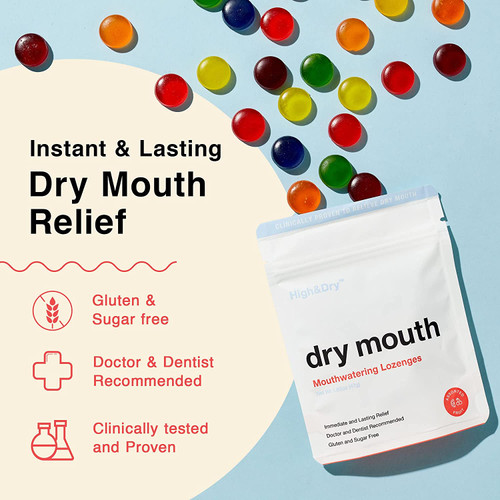 High & Dry-Dry Mouth Lozenges(20 Pack Display)  | Infinity Wholesale Group