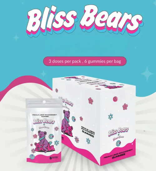 Bliss Bears by Boner Bears Female Enhancement Gummies(20 pack display) | Infinity Wholesale Group