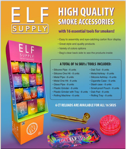 Elf Supply Display(16 Essential Smoker Tools)