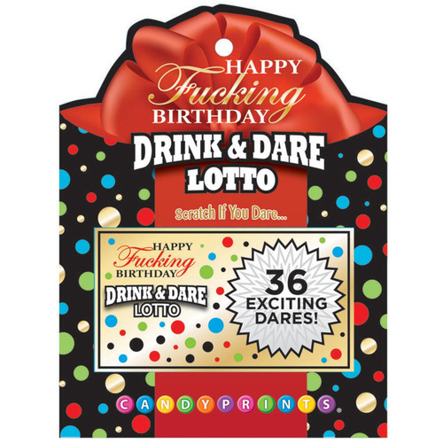 Happy Fucking Birthday Drink & Dare Lotto in USA for sale Happy Fucking Birthday Drink & Dare Lotto in USA for sale