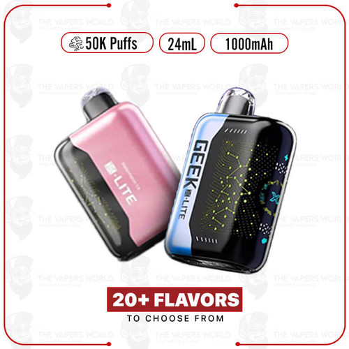 GEEK X LITE 5% 50K PUFFS DISPOSABLE
