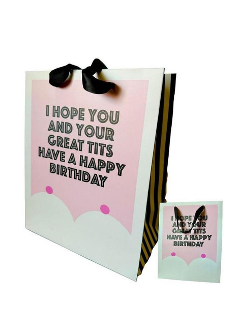 Hope You and Your Great Tits Have a Happy Birthday Gift Bag