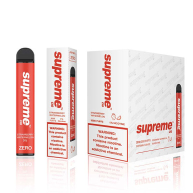 10 nicotine disposable vape Supreme Zero 2000 Puffs | 0% | Pack Flavours:Cherry Ice hardware-info Top Nic Free Disposables