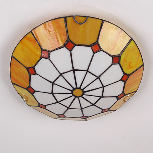 Luxe European Color Glass Ceiling Lamp