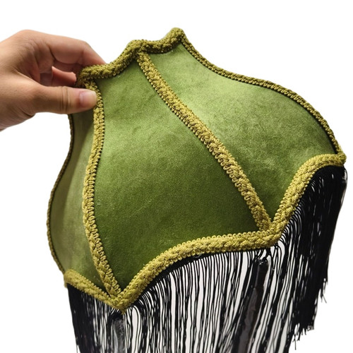 Royal Victorian Velvet Lamp Shade