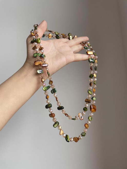 Bohemian Multicolor Stone Necklace