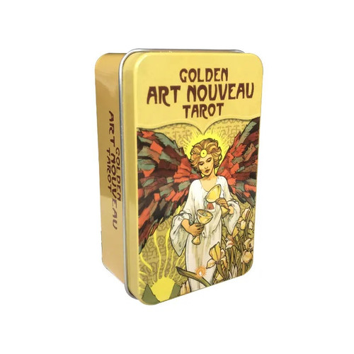 Elegant Golden Tarot Cards for Fate and Prophecy Divination