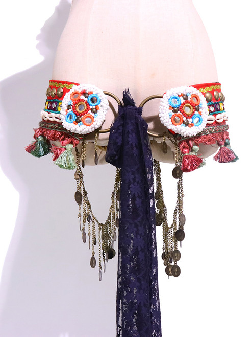 Tribal Belly Dance Hip Chain – ATS Coin Waist Belt