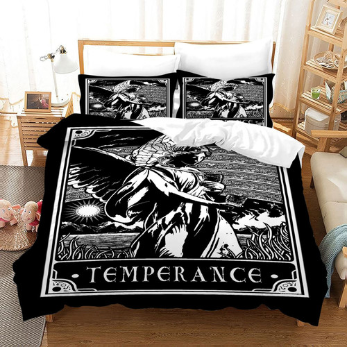 Tarot Cards Witch Element Polyester Duvet Cover Set