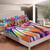 Psychedelic Boho Tie Dye Bedding Set - 137x190x36cm