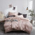 Solid Color Silky Pure Duvet Cover Set (Dark Blue)