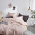 Solid Color Silky Pure Duvet Cover Set (Grey)