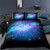 Bohemian Galaxy Print Chic Microfiber Bedding Set (173x218cm 2pcs)