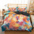 Bohemian Galaxy Print Chic Microfiber Bedding Set (173x218cm 2pcs)