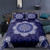 Bohemian Galaxy Print Chic Microfiber Bedding Set (173x218cm 2pcs)