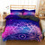 Bohemian Galaxy Print Chic Microfiber Bedding Set (173x218cm 2pcs)