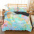 Bohemian Galaxy Print Chic Microfiber Bedding Set (264x228cm 3pcs)