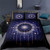 Bohemian Galaxy Print Chic Microfiber Bedding Set (264x228cm 3pcs)