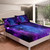 Soft Galaxy Purple Space Breathable Bedding Set -