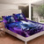 Soft Galaxy Purple Space Breathable Bedding Set -