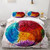 Retro Lotus Yin Yang Mandala Bohemian  Bedding Set - 200x200cm 3pcs
