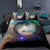 Retro Lotus Yin Yang Mandala Bohemian  Bedding Set- 180x210cm