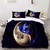 Retro Lotus Yin Yang Mandala Bohemian  Bedding Set- 180x210cm