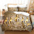 Bohemian Family Mandala Buddha Quilt Bedding Set - 240x210cm 3pcs