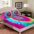 Colorful Swirl Tie Dye Fitted Bedding Set (90x200x30cm)