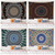 Psychedelic Mandala Witchcraft Wall Hanging Tapestry (150x130cm)