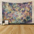Psychedelic Mandala Witchcraft Wall Hanging Tapestry (150x130cm)