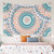 Psychedelic Mandala Witchcraft Wall Hanging Tapestry (150x130cm)