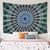 Psychedelic Mandala Witchcraft Wall Hanging Tapestry (150x130cm)