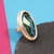 Handmade Big Crystal Metal Wire Statement Finger Ring