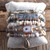 Boho Natural Stone & Druzy Beaded Bracelet Set