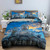 3D Meditation Buddha Duvet Cover Set with Pillowcase  - 228x228cm