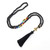 7 Chakra Reiki Purple Knotted Tassel Long Necklace